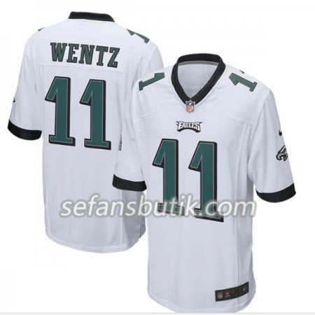 Philadelphia Eagles Tröjor Carson Wentz 11 Nike Vit - Herr Philadelphia Eagles Tröjor Carson Wentz 11 Nike Vit - Herr